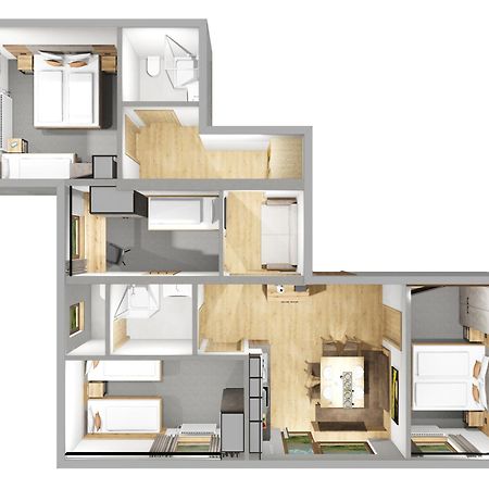 Apartament Haus Enzian Fiss Zewnętrze zdjęcie